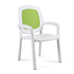 Beta Chair - white / lime