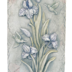 Lilac Bud flower wall plaque