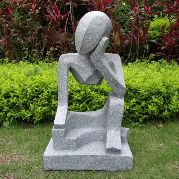 Meteora Contemporary Sculpture, Stone Garden Sculptures Uk