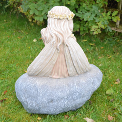 Blossom Fairy Statue Back