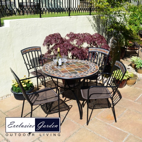 Belmont Patio Table with Kingswood chairs