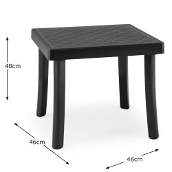 RODI Side Table Anthracite Dimension MS10
