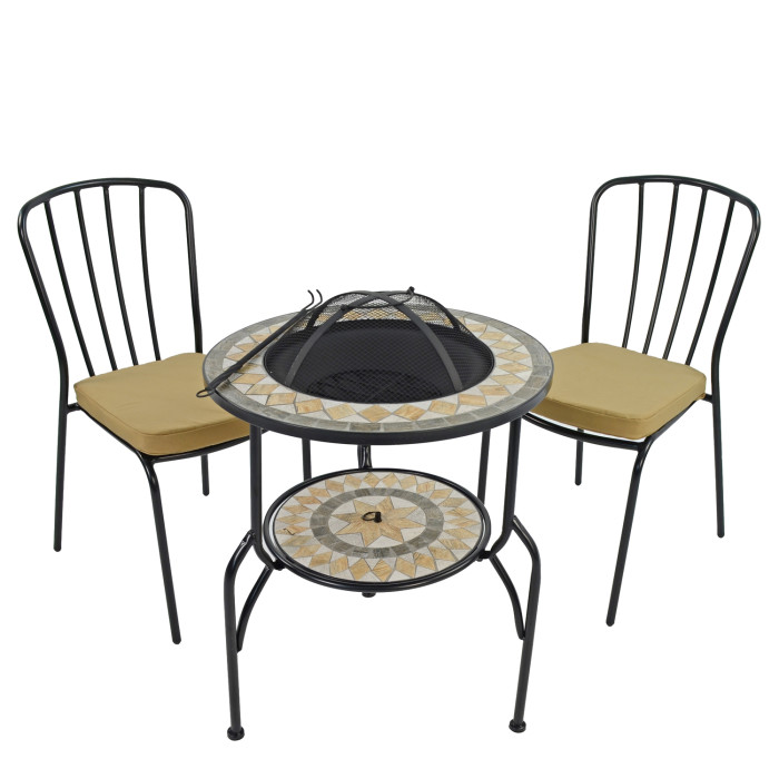 BRAVA FIRE PIT 60cm Set Milan Profile WS1