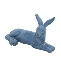 Hare Lying Blue Iron Effect