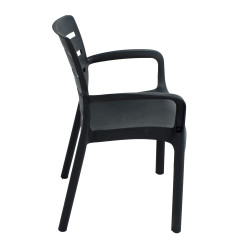 Siena stacking chair - side