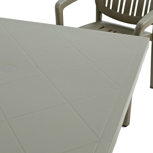 GIOVE 80 Square Table Turtle Dove Detail WD2