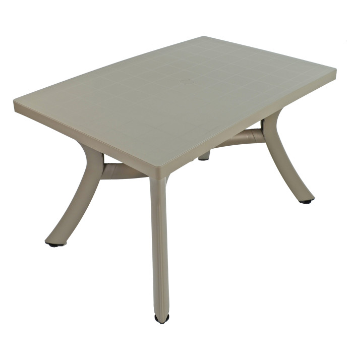 TOSCANA 120 Rectangular Patio Table Turtle Dove Profile WS1