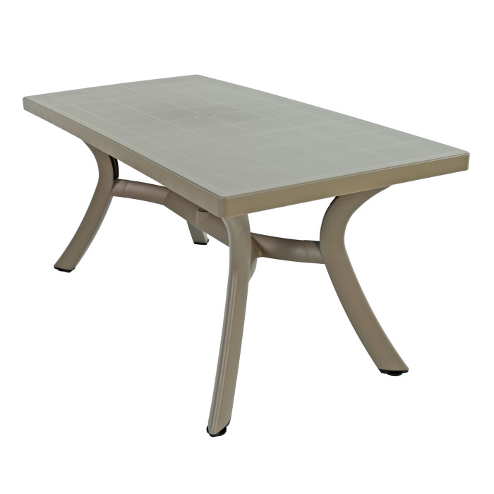 TOSCANA 160 Rectangular Dining Table Turtle Dove Profile WS1