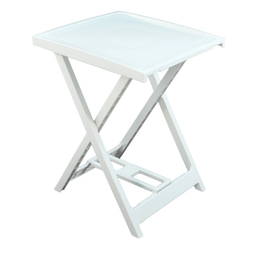 BORETTO Folding Table White Profile WS1