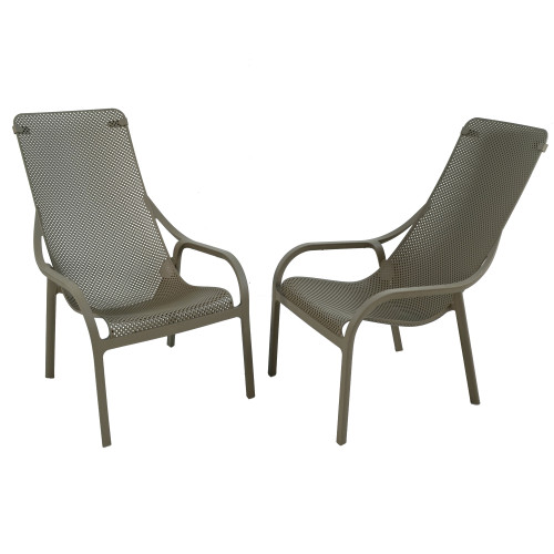 NET LOUNGE Chair Turtle Dove PACK of 2 WG3