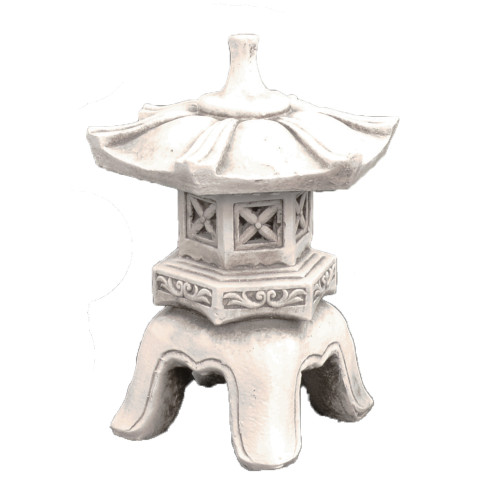 [02] XST 904 ~ PAGODA Low 40cm Antique Stone Effect