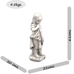 [10] XST 988 ~ LUCY 61cm Antique Stone Effect