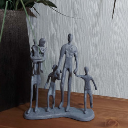 [01] AI 253 ~ FAMILY 5 OUTING Elur Iron Figurine 18cm Grey Shimmer
