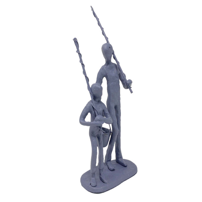 [02] AI 243 ~ FISHING TRIP Elur Figurine 21cm Grey Shimmer