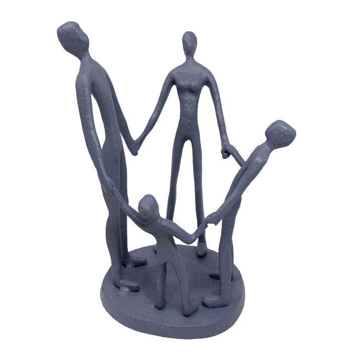 [02] AI 250 ~ FAMILY CIRCLE Elur Iron Figurine 19cm Grey Shimmer