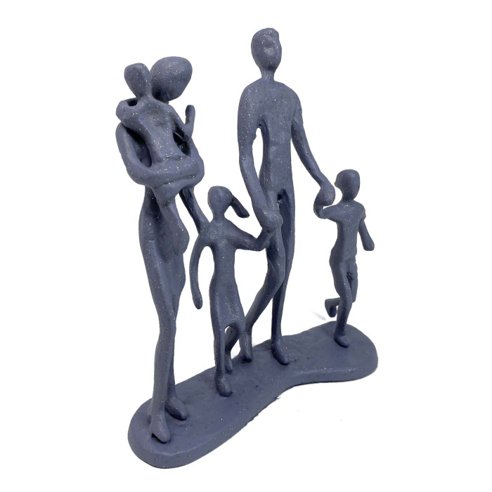 [02] AI 253 ~ FAMILY 5 OUTING Elur Iron Figurine 18cm Grey Shimmer