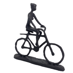 [02] AI 332 ~ BICYCLE RIDE Elur Iron Figurine 19cm Mocha