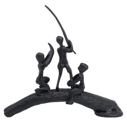 [03] AI 345 ~ HUCKLEBERRY BOYS Elur Iron Figurine 19cm Mocha