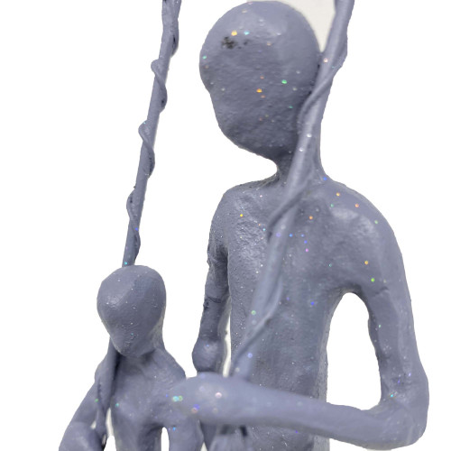 [05] AI 243 ~ FISHING TRIP Elur Figurine 21cm Grey Shimmer