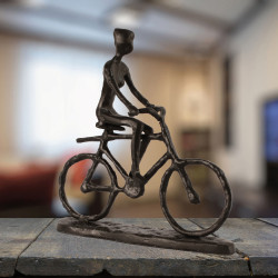 [08] AI 332 ~ BICYCLE RIDE Elur Iron Figurine 19cm Mocha