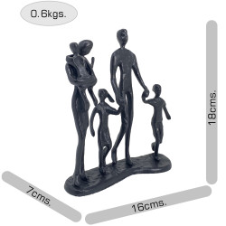 [10] AI 353 ~ FAMILY 5 OUTING Elur Iron Figurine 18cm Mocha