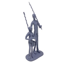 Fishing Trip Elur Figurine 21cm Grey Shimmer [picture 02] a white background image