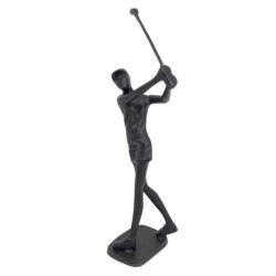 Golfer Lady Elur Iron Figurine 29cm Mocha [picture 06] a detail image