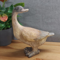 Goose 30cm Carved Wood Effect [picture 01] a lifestyle image