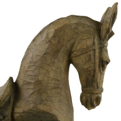 Horse 39cm Carved Wood Effect [picture 05] a detail image