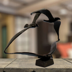 Seagulls Elur Iron Ornament 20cm Mocha [picture 08] a lifestyle image