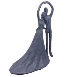 Wedding Dance Elur Iron Figurine 19cm Grey Shimmer [picture 07] a detail image
