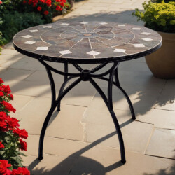 Granada 91cm Patio Table [picture 21] a garden lifestyle image