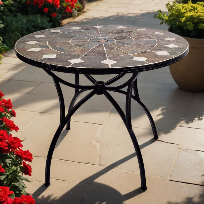 Granada 91cm Patio Table [picture 21] a garden lifestyle image