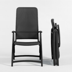 Darsena Chair Anthracite [picture 33] a white background image