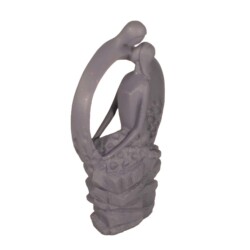 Blissful Halo 61cm Grey Shimmer [picture 02] a white background image