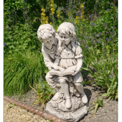 Jack And Jill Reading 88cm Antique Stone Effect [picture 01] a lifestyle image