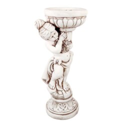 Janet Girl Planter 75cm Antique Stone Effect [picture 02] a white background image