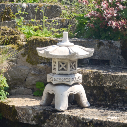 Pagoda Low 40cm Antique Stone Effect [picture 01] a lifestyle image