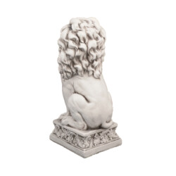 Small Lion 61cm Antique Stone Effect [picture 03] a white background image