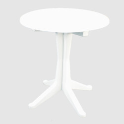 Levante Bistro Table White [picture 62] grey background image