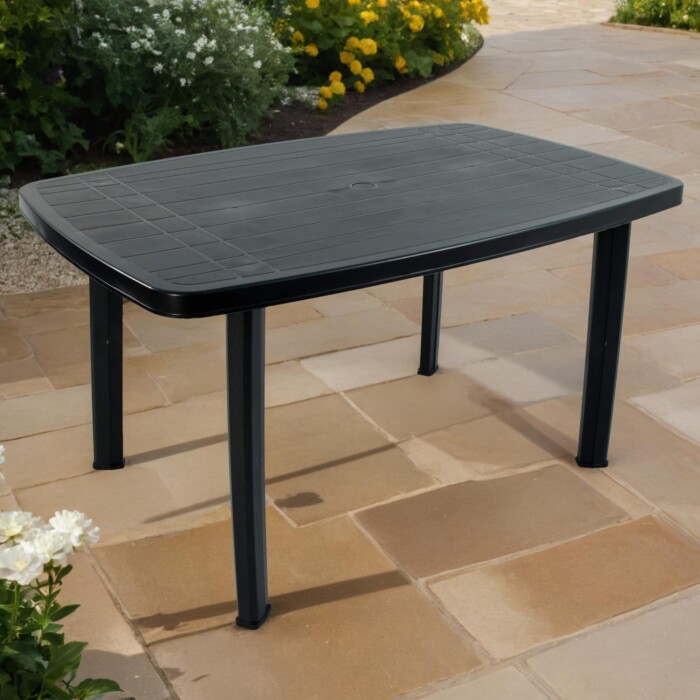 Rimini Rectangular Table Anthracite [picture 21] a garden lifestyle image