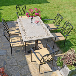 Burlington Dining Table With 6 Ascot Chair Set picture 07 a detail image