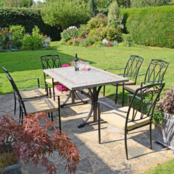 Burlington Dining Table With 6 Ascot Chair Set picture 08 a lifestyle image