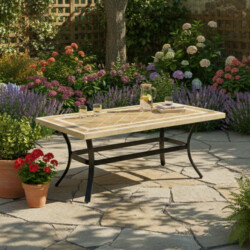Hampton 120X66Cm Coffee Table picture 21 a garden lifestyle image