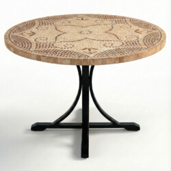 Provence 110Cm Dining Table picture 22 a white background image