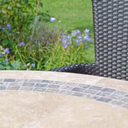 Vermont Dining Table With 4 Stockholm Brown Chair Set picture 05 a detail image