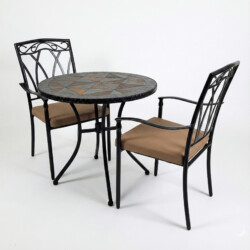 Tobarra 76Cm Bistro Table With 2 Ascot Chair Set picture 02 a white background image