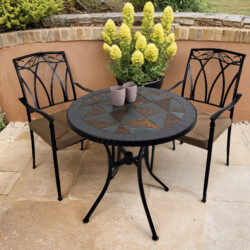 Tobarra 76Cm Bistro Table With 2 Ascot Chair Set picture 08 a lifestyle image