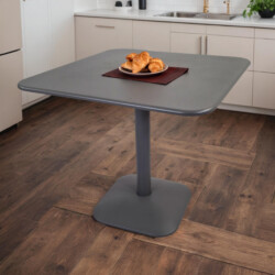 Albin 80 Square Table Nickel Grey picture 28 a lifestyle image