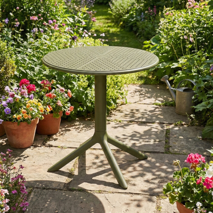 Bergen Bistro Table Avocado Green picture 21 a garden lifestyle image